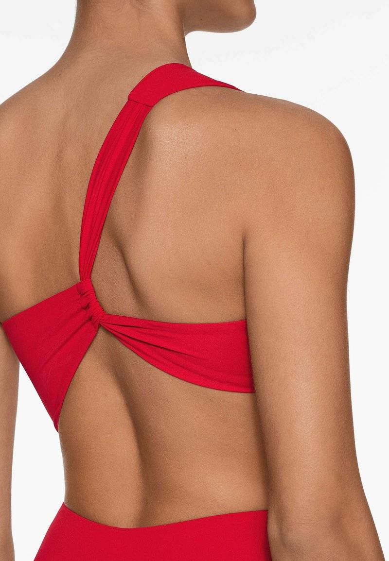 OYSHO OYSHO ASYMMETRIC - Swimsuit - red Im Verkauf