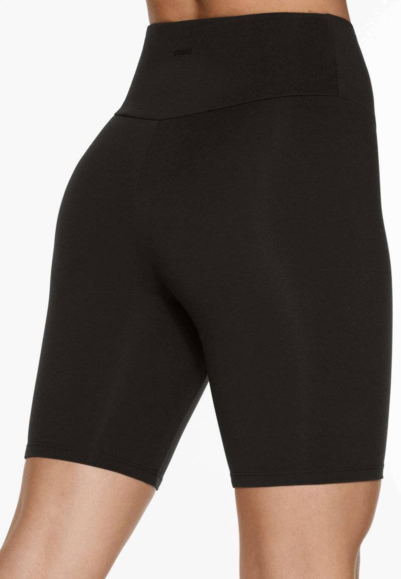 OYSHO OYSHO COMFORTLUX HIGH-RISE BIKER 20cm - Leggings - black Weihnachtsangebot