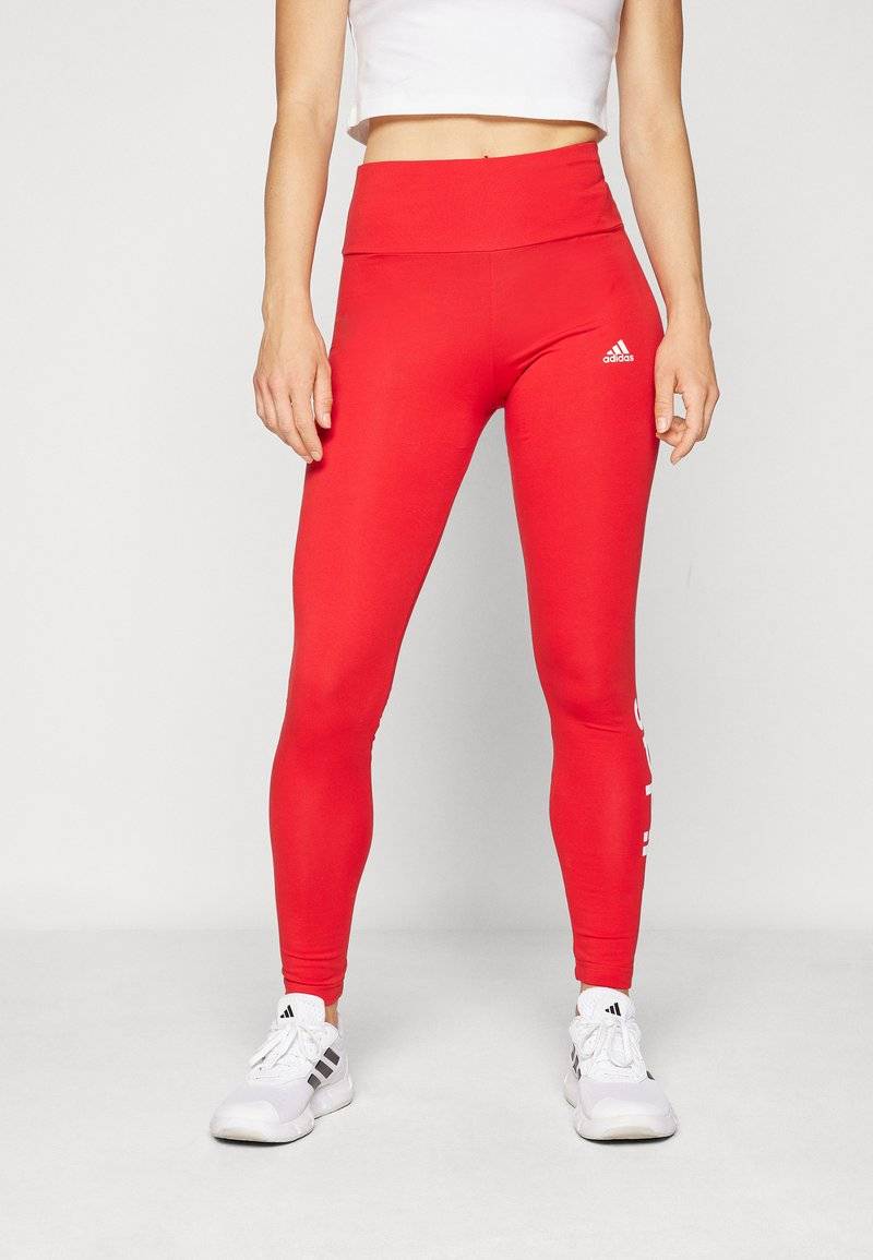 adidas Sportswear adidas Sportswear ESSENTIALS HIGH-WAISTED - Leggings - better scarlet Zeitbegrenzte Promotion