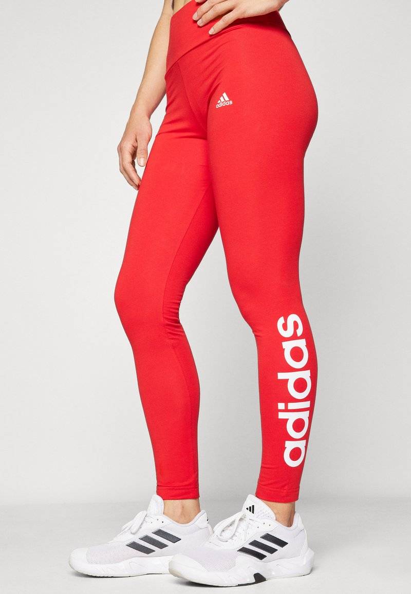 adidas Sportswear adidas Sportswear ESSENTIALS HIGH-WAISTED - Leggings - better scarlet Zeitbegrenzte Promotion