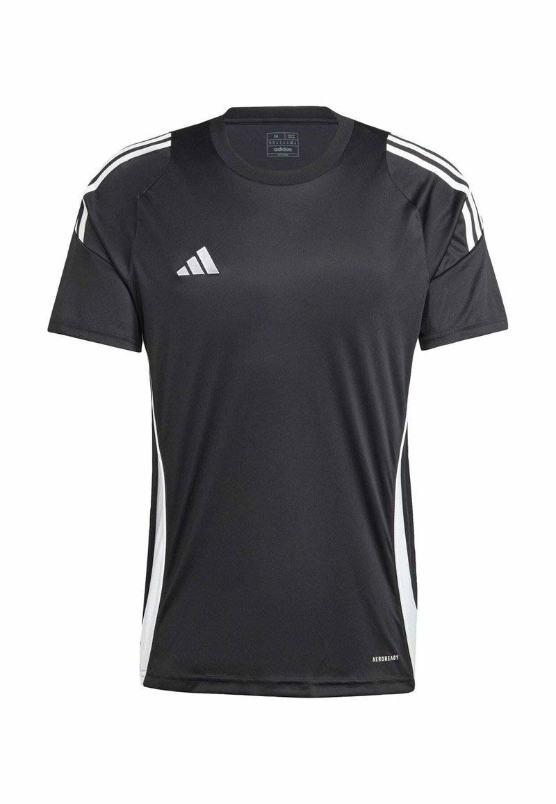 adidas Performance adidas Performance TIRO 24 - Basic T-shirt - black white 50% Rabatt für begrenzte Zeit