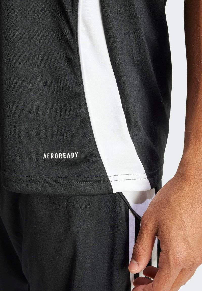 adidas Performance adidas Performance TIRO 24 - Basic T-shirt - black white 50% Rabatt für begrenzte Zeit
