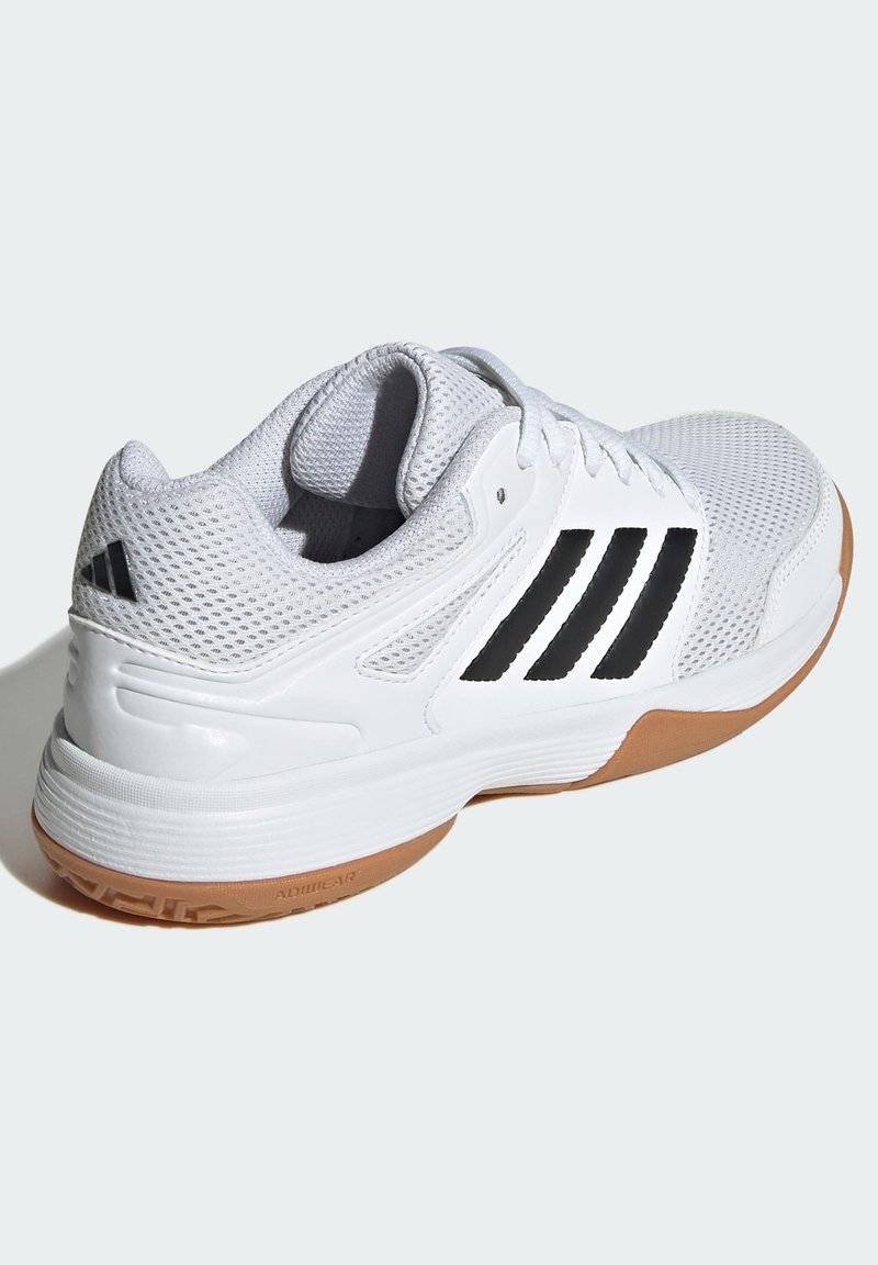 adidas Performance adidas Performance SPEEDCOURT INDOOR KIDS - Stability running shoes - cloud white core black gum Preisnachlass
