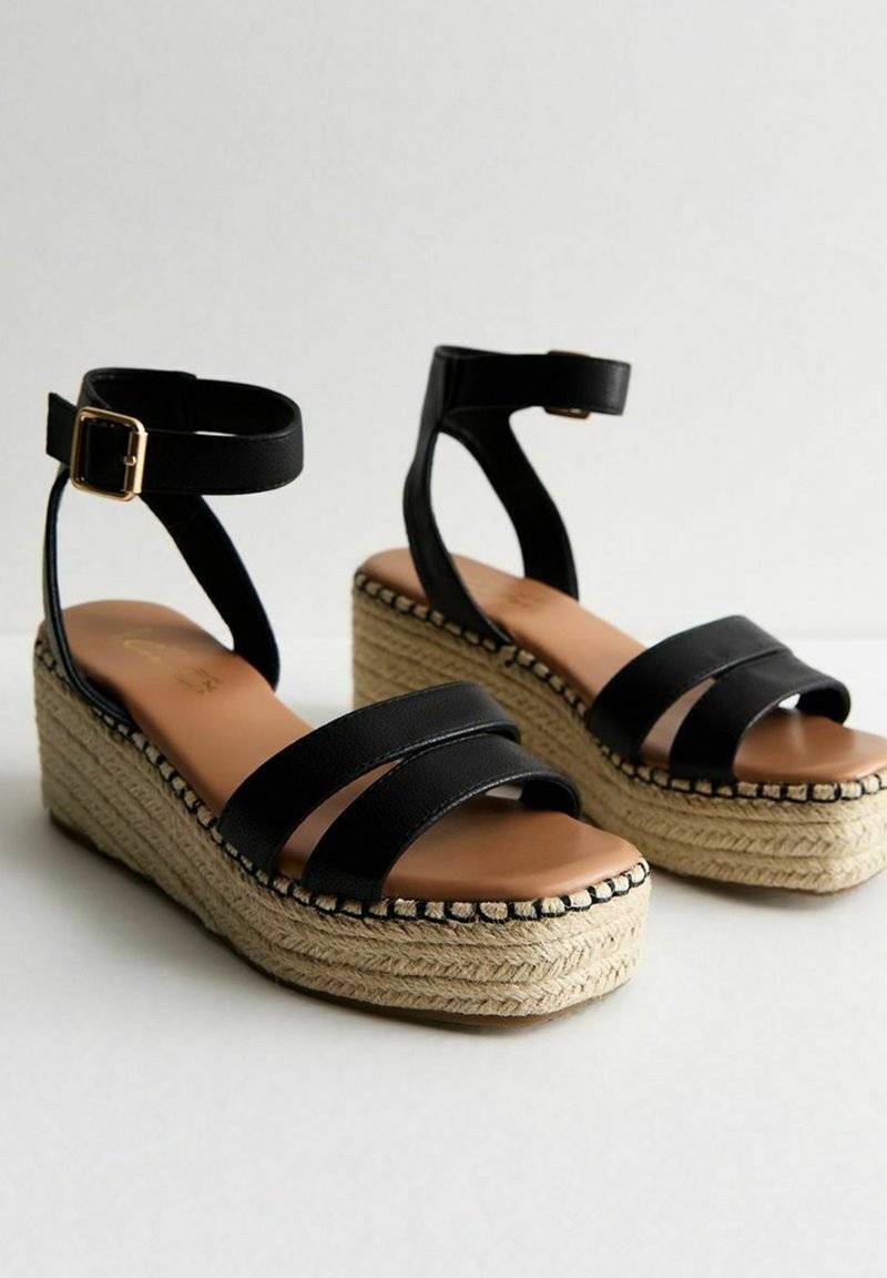 New Look New Look Espadrilles - black Lagerräumung