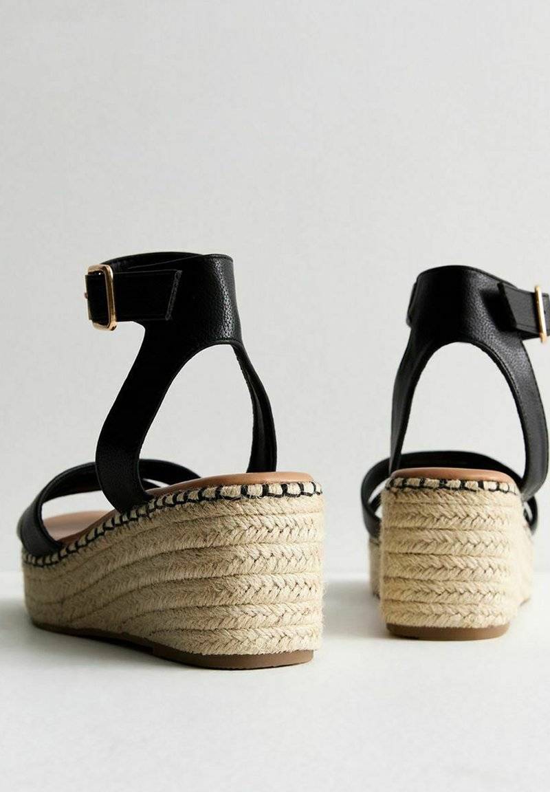 New Look New Look Espadrilles - black Lagerräumung