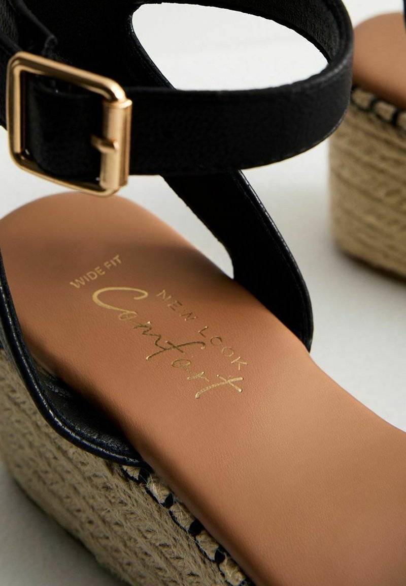 New Look New Look Espadrilles - black Lagerräumung