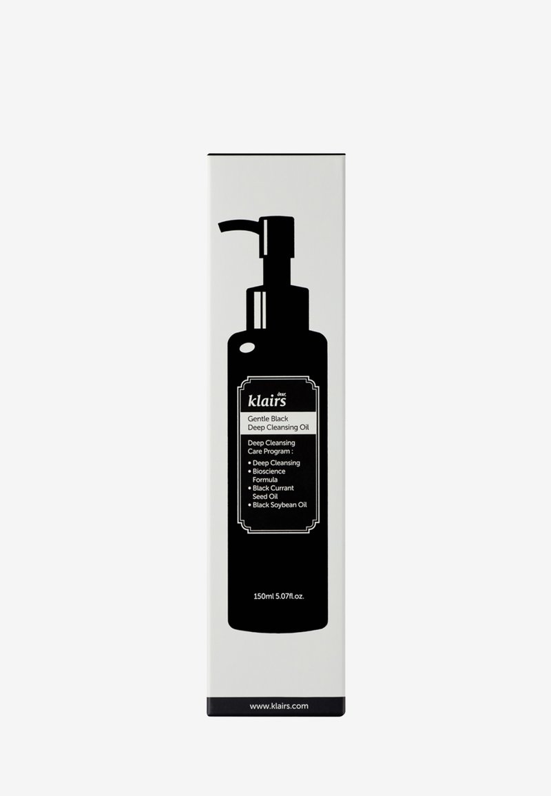 klairs klairs GENTLE BLACK DEEP CLEANSING OIL 150ML - Cleanser Online Outlet