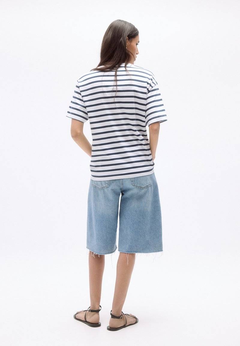 PULL&BEAR PULL&BEAR SHORT SLEEVE - Basic T-shirt - dark blue Nur für heute