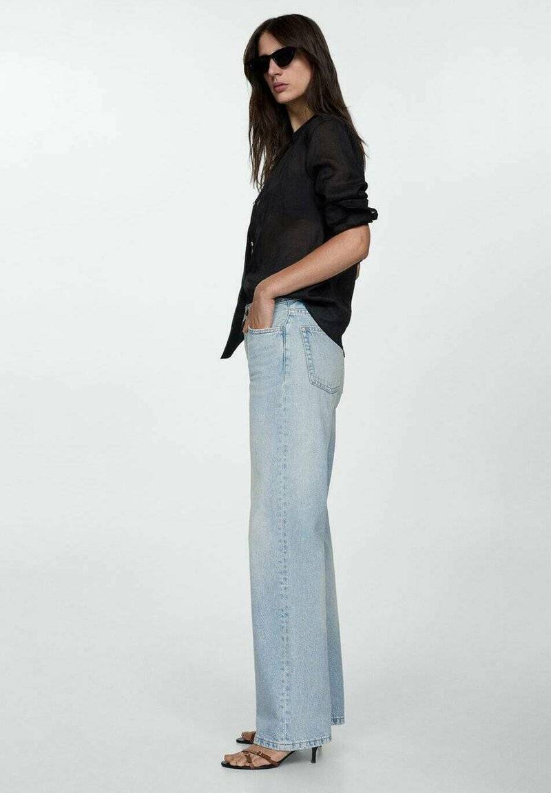 Mango Mango Straight leg jeans - hellblau Vierteljährliche Förderung