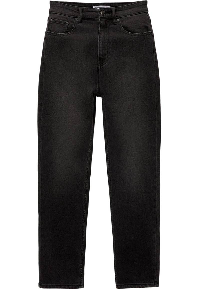 PULL&BEAR PULL&BEAR BASIC MOM COMFORT - Straight leg jeans - black Riesige Rabatte
