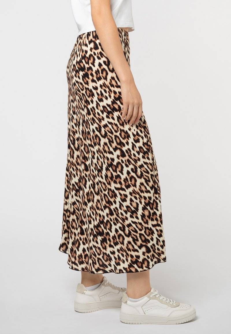 Sublevel Sublevel LEOPARDEN - Maxi skirt - middle brown Begrenzt auf 3 Tage