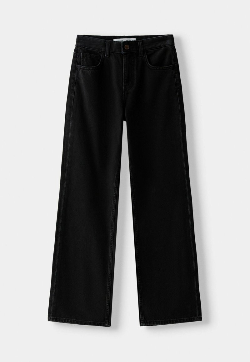Bershka Bershka Flared Jeans - black 50% Rabatt für begrenzte Zeit