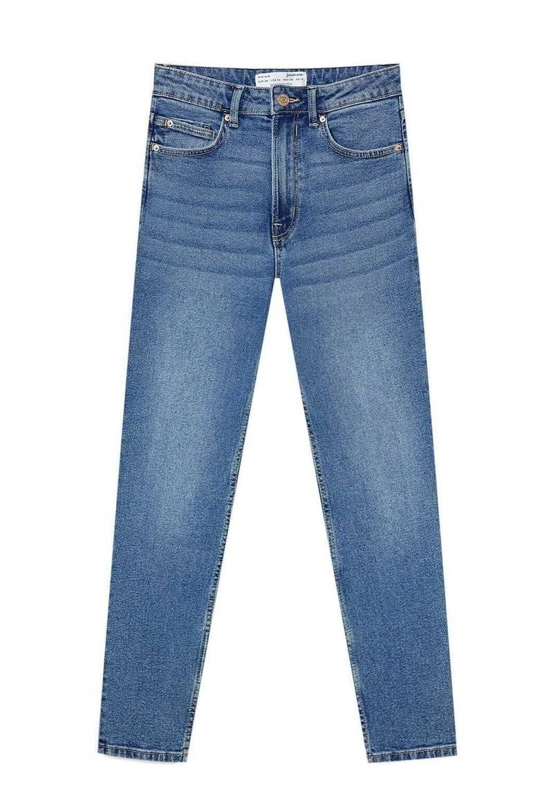 Stradivarius Stradivarius SLIM FIT - Slim fit jeans - dark blue 2025