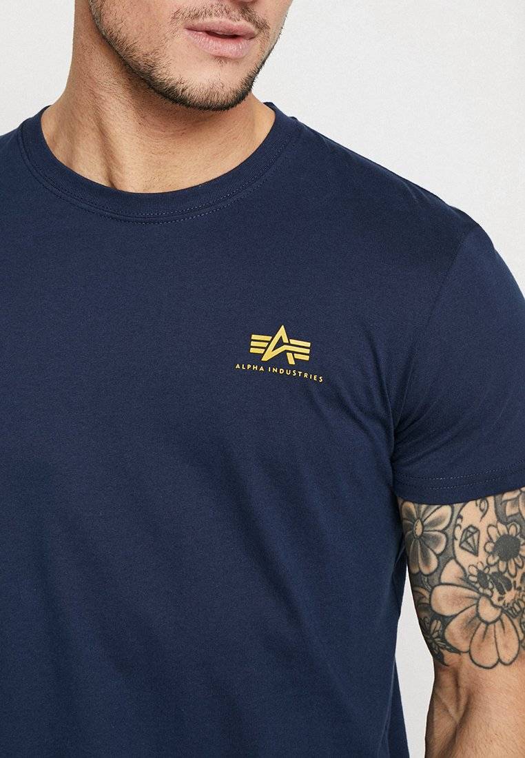 Alpha Industries Alpha Industries SMALL LOGO - Basic T-shirt - new navy Online
