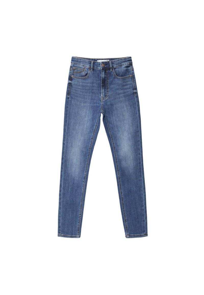 Stradivarius Stradivarius Jeans Skinny Fit - blue black denim Auslauf