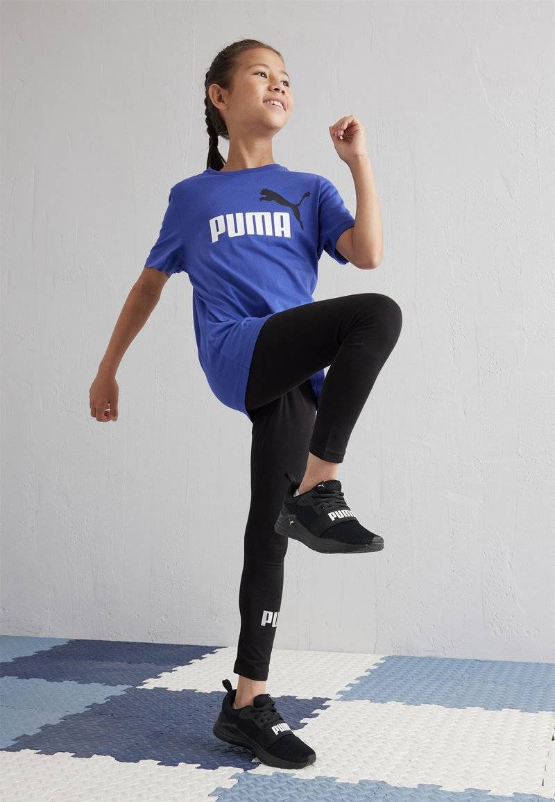 Puma Puma LOGO TEE UNISEX - Print T-shirt - lapis lazuli Kostenloser Versand