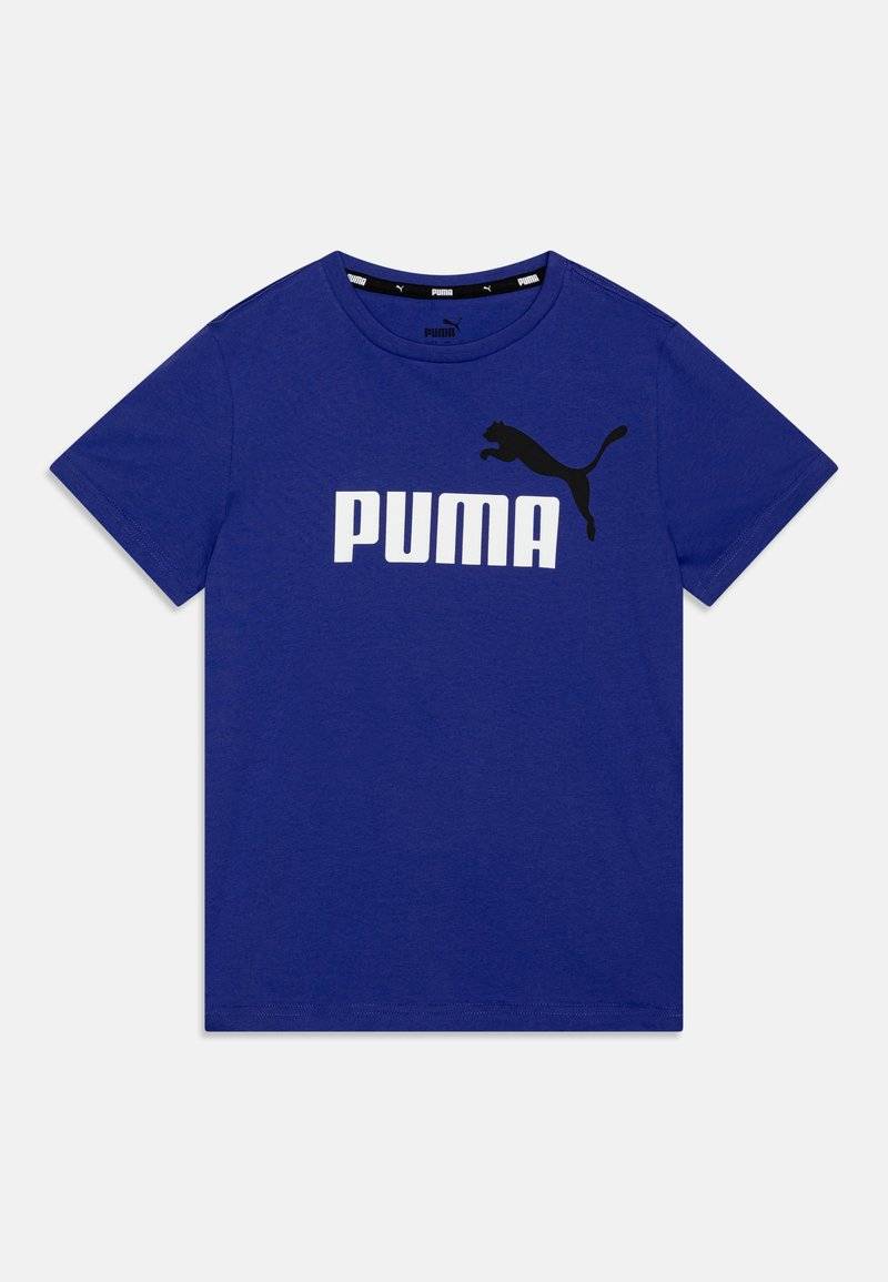 Puma Puma LOGO TEE UNISEX - Print T-shirt - lapis lazuli Kostenloser Versand
