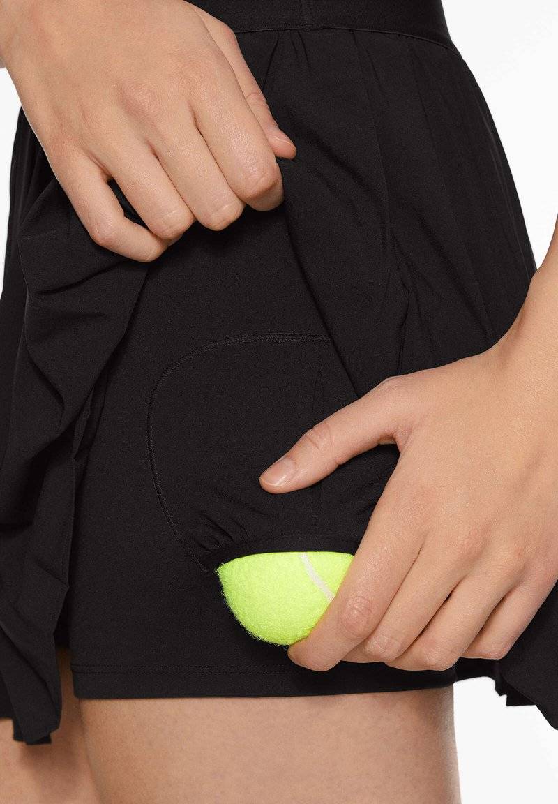 OYSHO OYSHO PLEATED COMPRESSIVE - Sports skirt - black Limitierter Zeitrabatt
