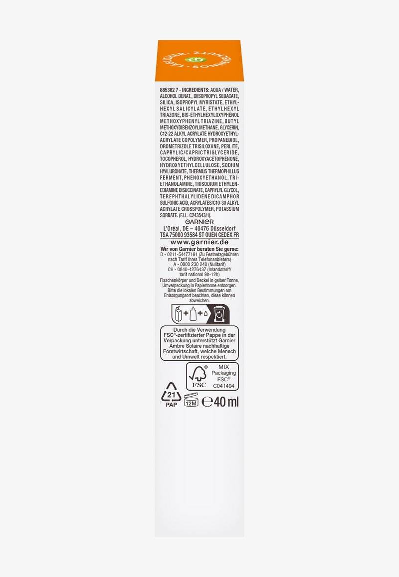 Garnier Garnier SUNSCREEN FLUID WITH SPF 50+ - Sun protection Neuheiten