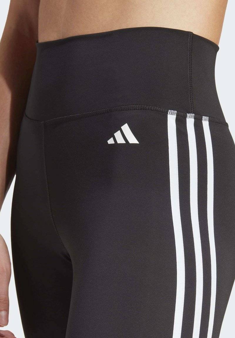 adidas Performance adidas Performance ESSENTIALS 3-STRIPES HIGH-WAISTED 7/8 - Leggings - black Vierteljährliche Förderung