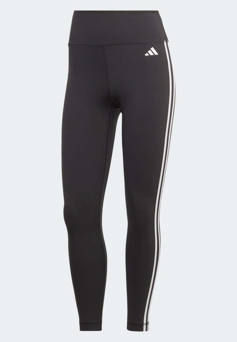 adidas Performance adidas Performance ESSENTIALS 3-STRIPES HIGH-WAISTED 7/8 - Leggings - black Vierteljährliche Förderung