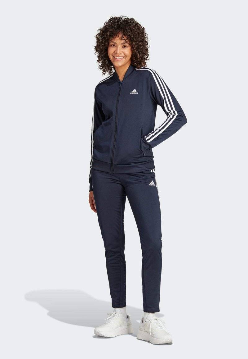 adidas Sportswear adidas Sportswear ESSENTIALS 3-STRIPES - Tracksuit - legend ink white Fabrikladen