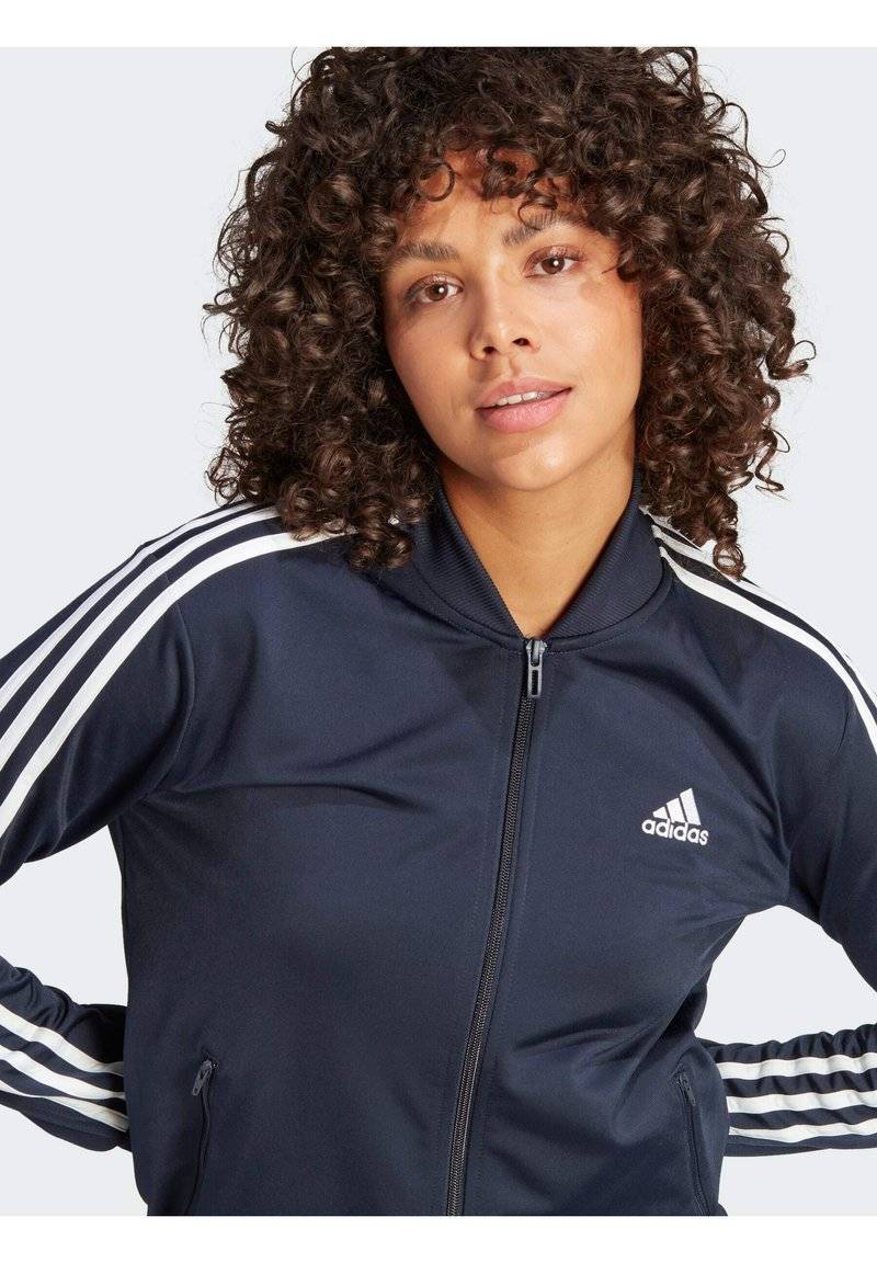 adidas Sportswear adidas Sportswear ESSENTIALS 3-STRIPES - Tracksuit - legend ink white Fabrikladen