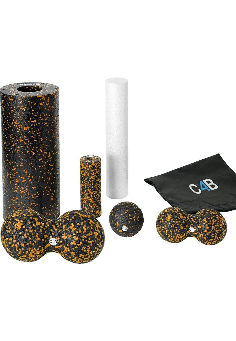 Club4Brands Club4Brands SET - Fitness / Yoga - black orange Auslauf
