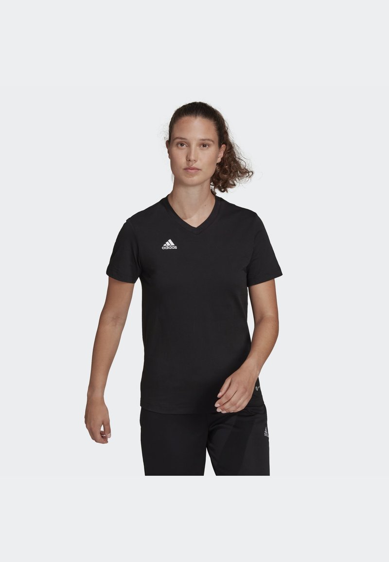 adidas Performance adidas Performance ENTRADA - Basic T-shirt - black Günstiger Verkauf