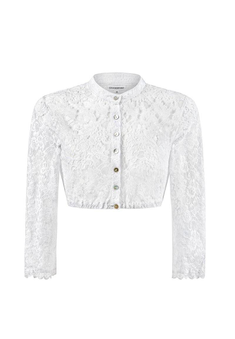 Stockerpoint Stockerpoint CANDY - Button-down blouse - weiss Exklusivangebot