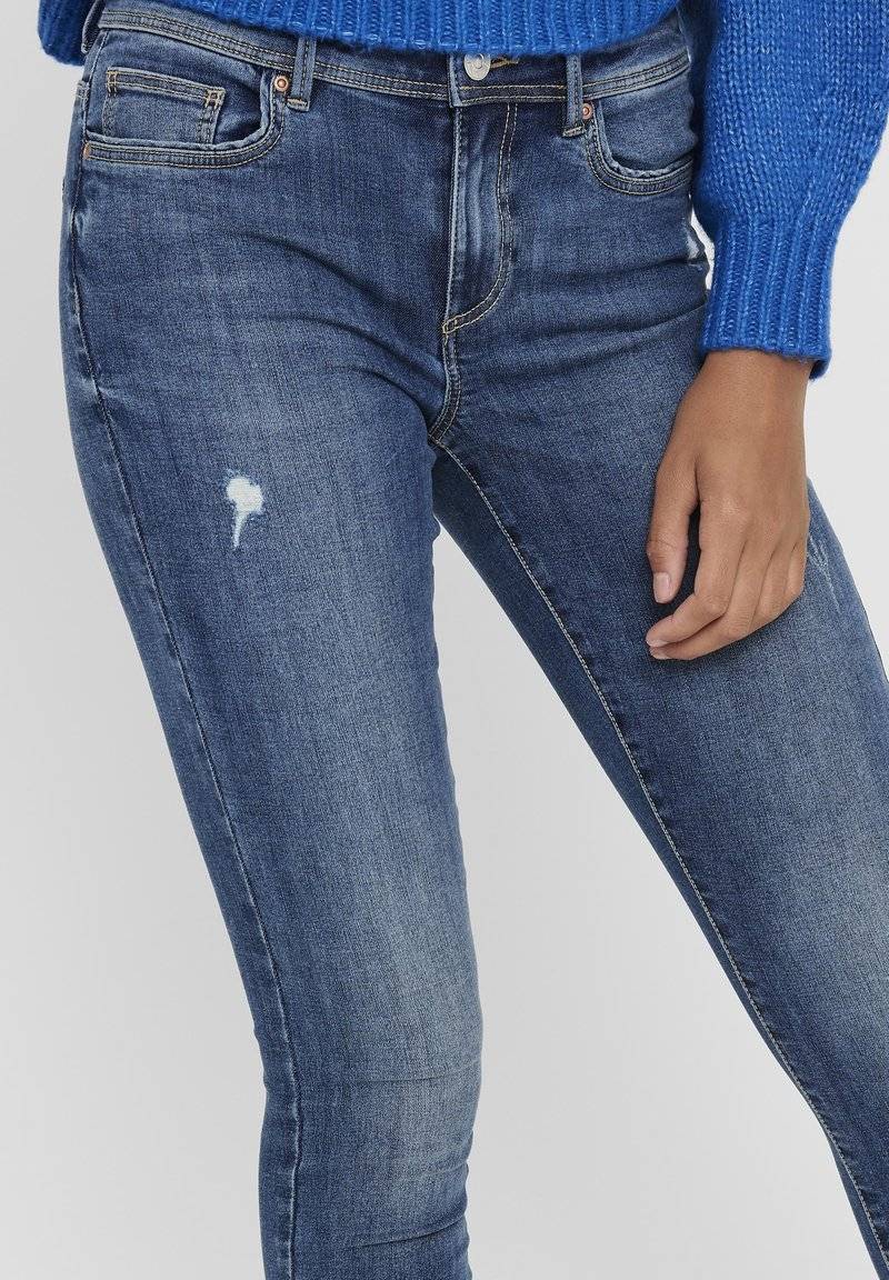 ONLY ONLY ONLWAUW LIFE MID - Jeans Skinny Fit - medium blue denim Vatertagsangebot