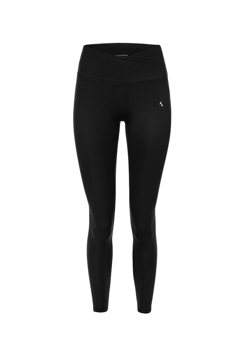 carpatree carpatree CROSSOVER HIGHWAIST - Leggings - black Im Verkauf