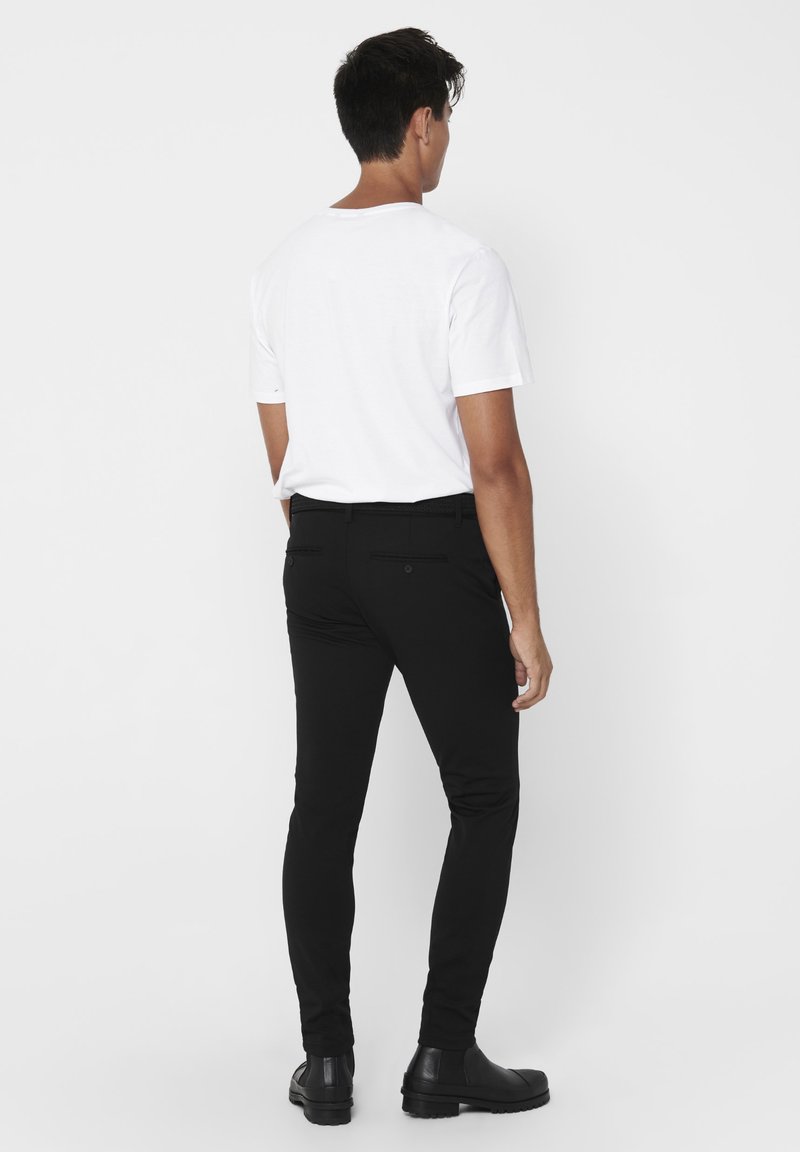 Only & Sons Only & Sons ONSMARK - Chinos - black Sonderangebot