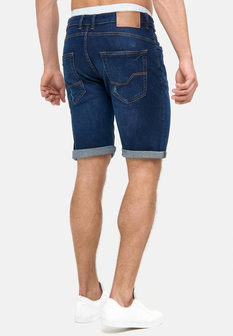 INDICODE JEANS INDICODE JEANS INCADEN - Denim shorts - blau Großer Ausverkauf