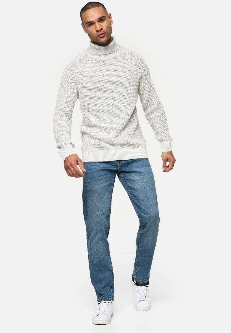 INDICODE JEANS INDICODE JEANS INSANTINO - Straight leg jeans - medium dark cloud Valentinstagsangebot