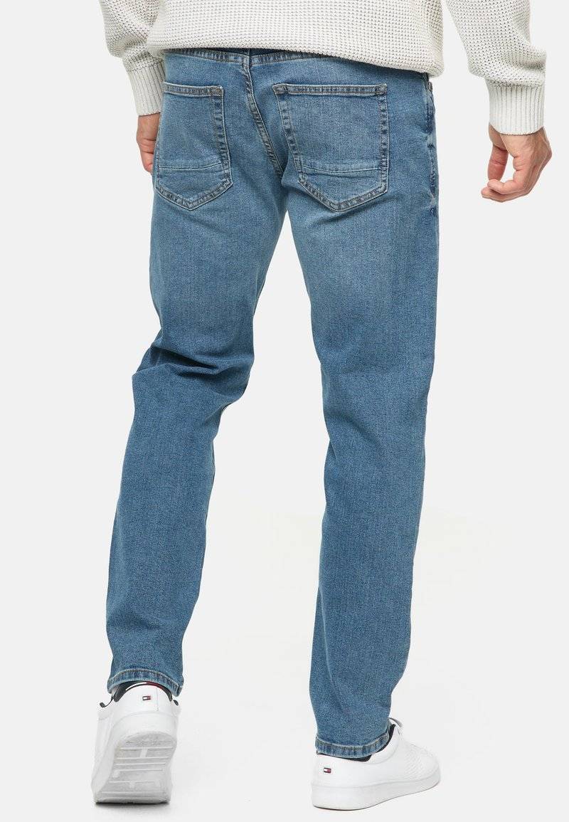 INDICODE JEANS INDICODE JEANS INSANTINO - Straight leg jeans - medium dark cloud Valentinstagsangebot