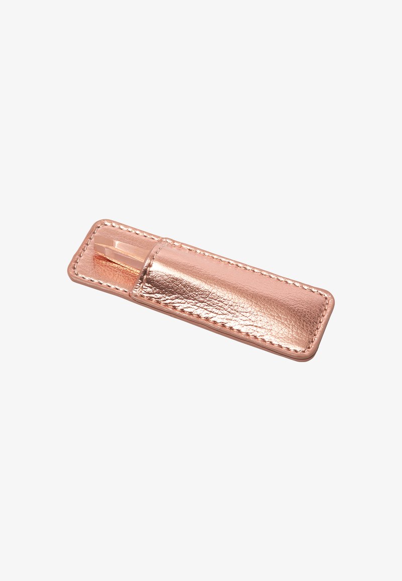 TWEEZERMAN TWEEZERMAN ROSE GOLD MINI SLANT WITH CASE - Hair removal tool Online Outlet
