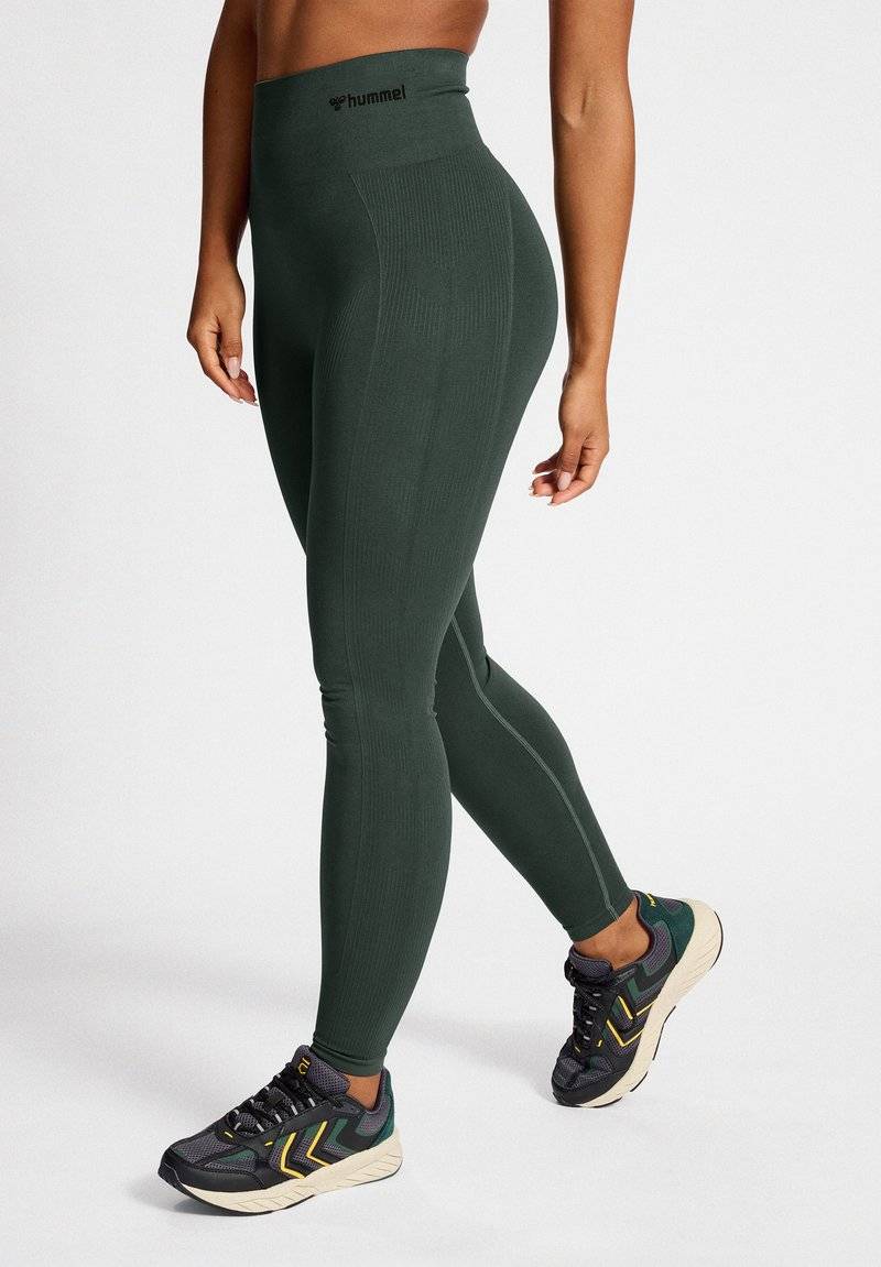 Hummel Hummel SEAMLESS HIGH WAIST - Leggings - climbing ivy