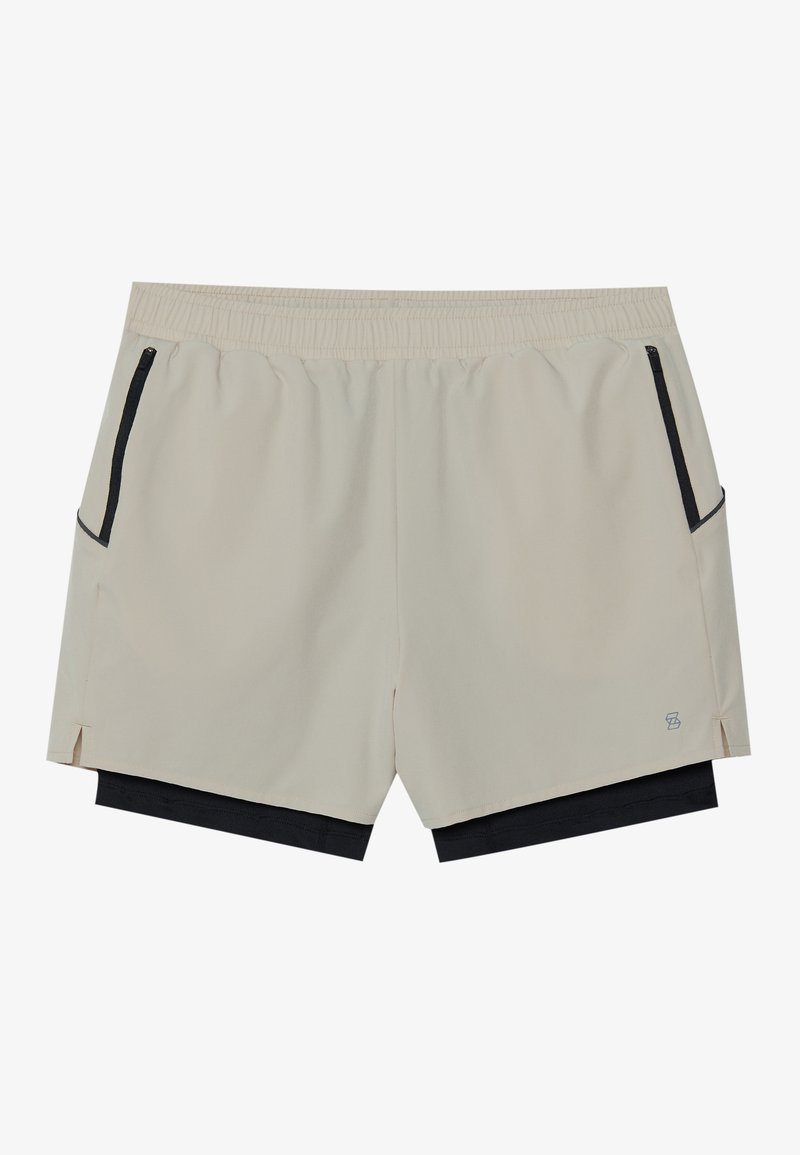 Pier One Sport Pier One Sport Sports shorts - beige Nur noch ein Tag übrig