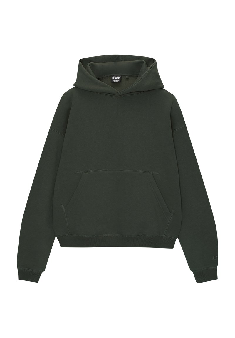 PULL&BEAR PULL&BEAR BOXY - Hoodie - dark green Kostenloser Versand