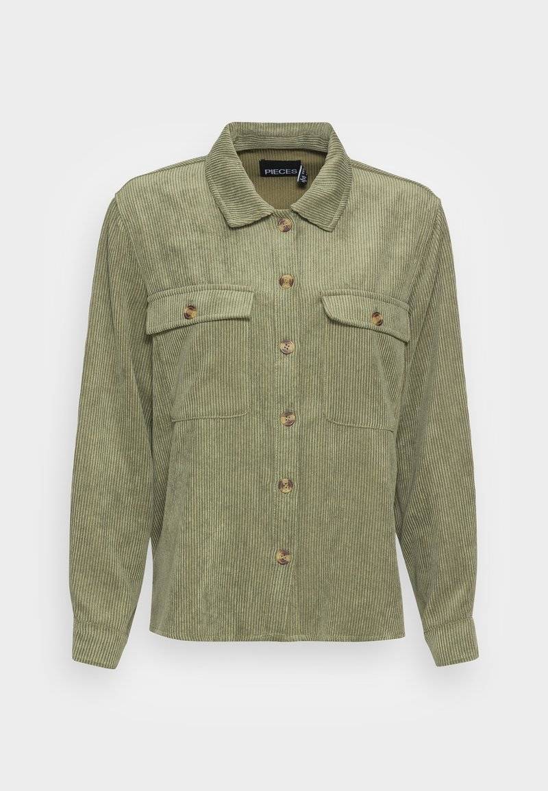 Pieces Pieces PCEFFI - Button-down blouse - olivine Weihnachtsangebot