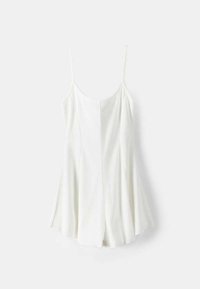 Bershka Bershka PRINTED - PLAYSUIT - Jumpsuit - white Vatertagsangebot
