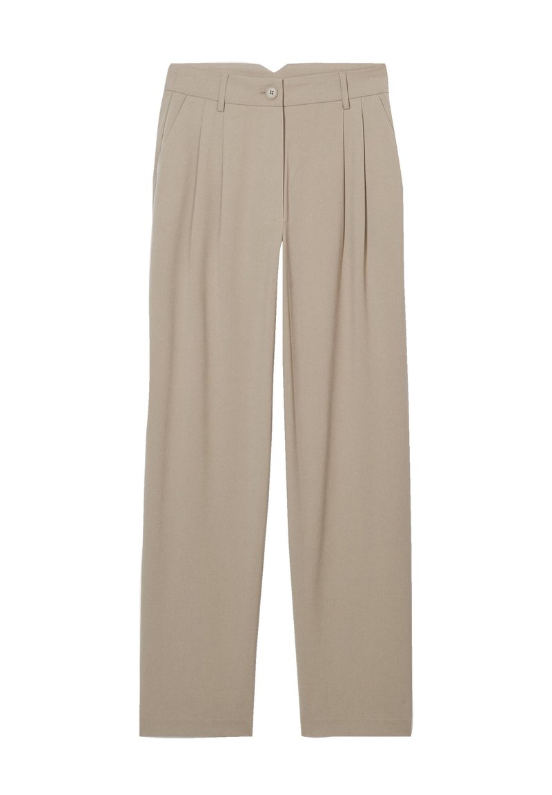 Cache Cache Cache Cache WEITE FLIESSENDE MIT ABNÄHERN - Trousers - vert kaki Valentinstagsangebot