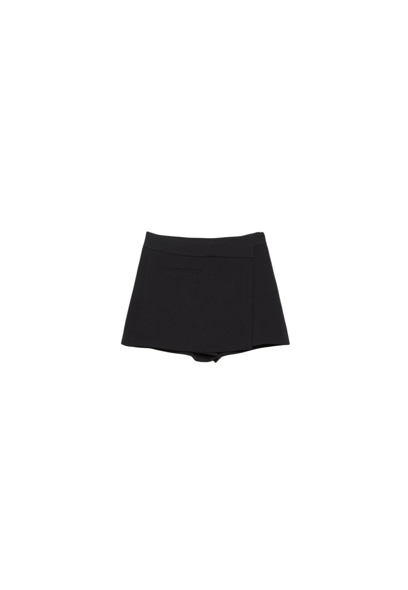 Stradivarius Stradivarius A-line skirt - black Jubiläumsangebot