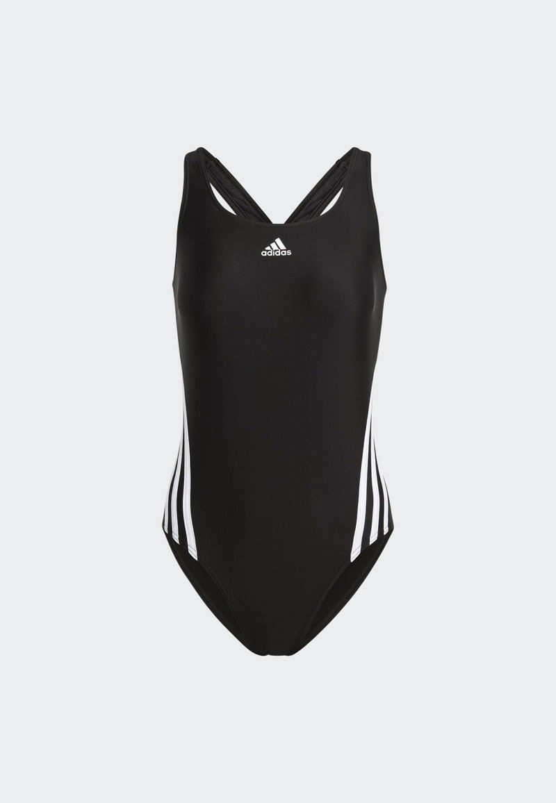 adidas Sportswear adidas Sportswear ADIDAS 3-STRIPES - Swimsuit - black white Lagerräumung