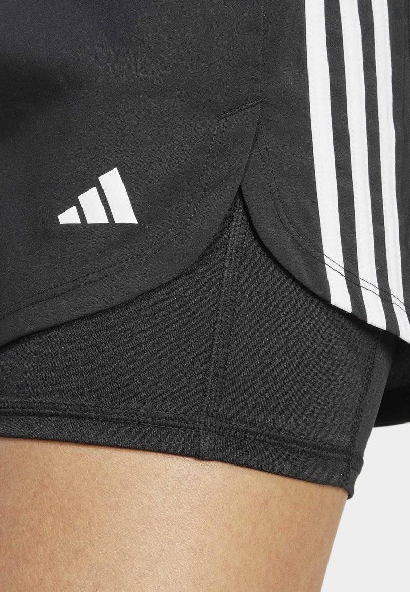adidas Performance adidas Performance PACER 3-STRIPES WOVEN - Sports shorts - black Blitzangebot