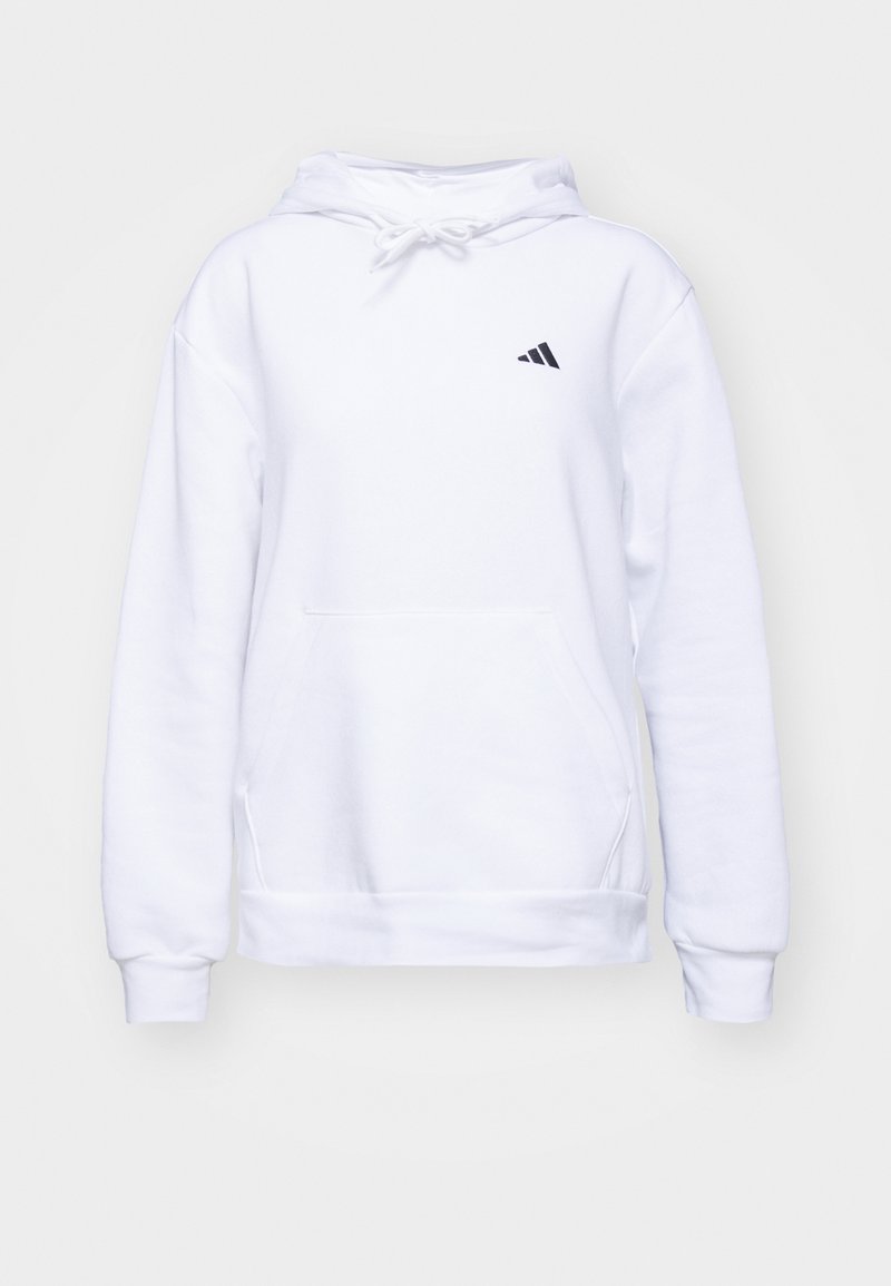 adidas Sportswear adidas Sportswear ESSENTIALS SMALL LOGO FEEL COZY HOODIE - Hoodie - white Bestseller