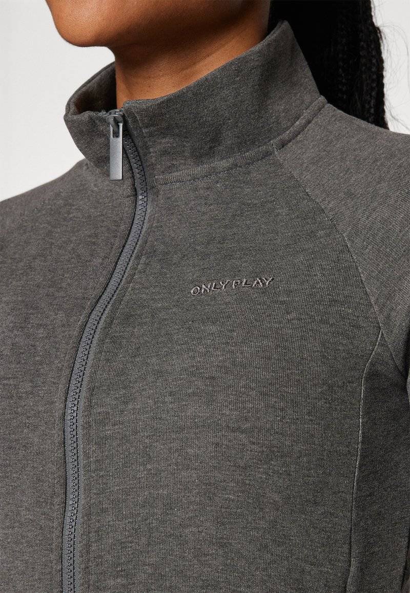 ONLY Play ONLY Play ONPMELINA ZIP - Zip-up sweatshirt - dark grey melange Vatertagsangebot