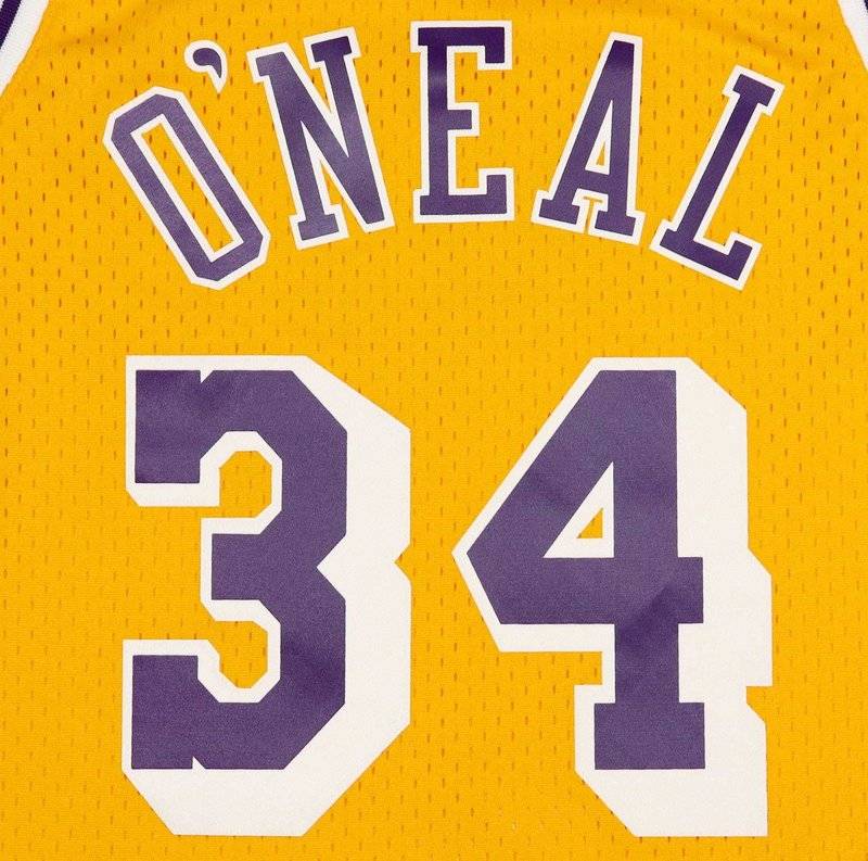 Mitchell & Ness Mitchell & Ness Swingman Los Angeles Lakers - Shaquille O'Neal - NBA jersey - light gold Heißer Verkauf
