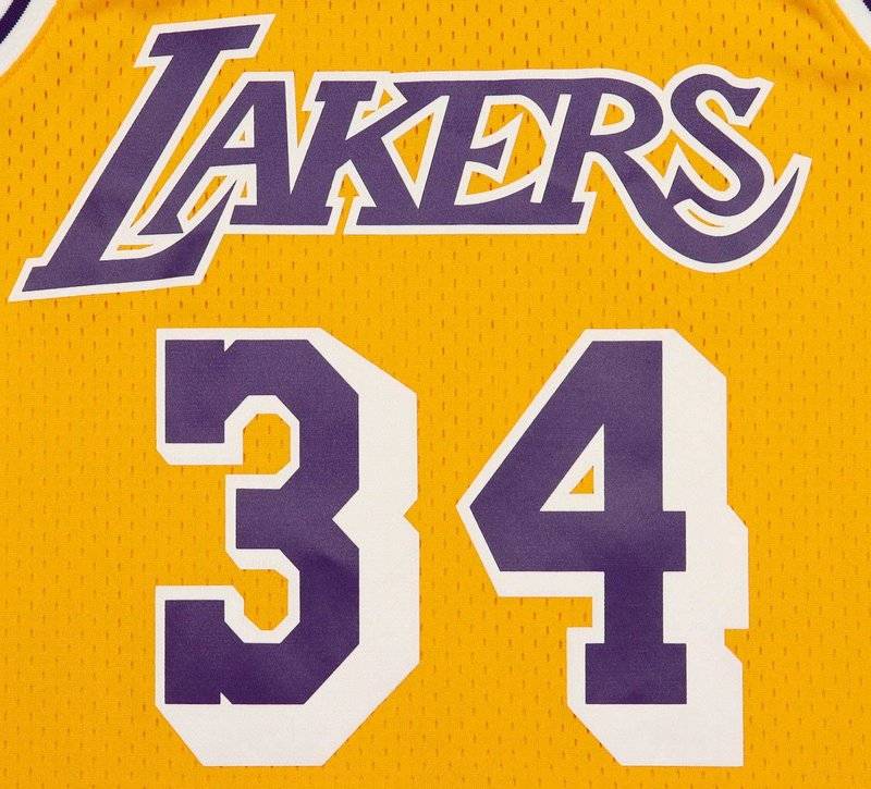 Mitchell & Ness Mitchell & Ness Swingman Los Angeles Lakers - Shaquille O'Neal - NBA jersey - light gold Heißer Verkauf